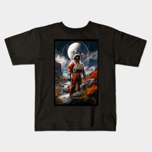 Extraterrestrial Explorer in Cosmos Kids T-Shirt